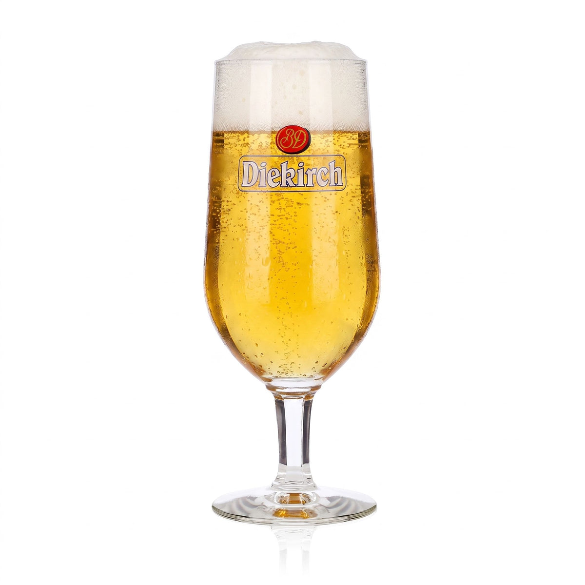 Bicchiere da birra Diekirch da 0,25 l, modello "Pokal", Pilsen, Durobor