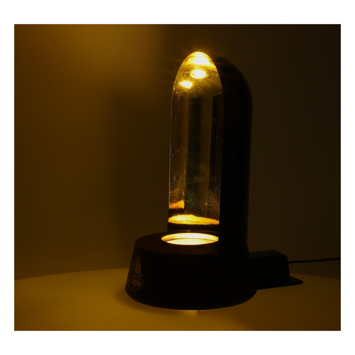 Dimple Whiskey LED Glorifier: espositore per bottiglie in stile legno – Vista 5