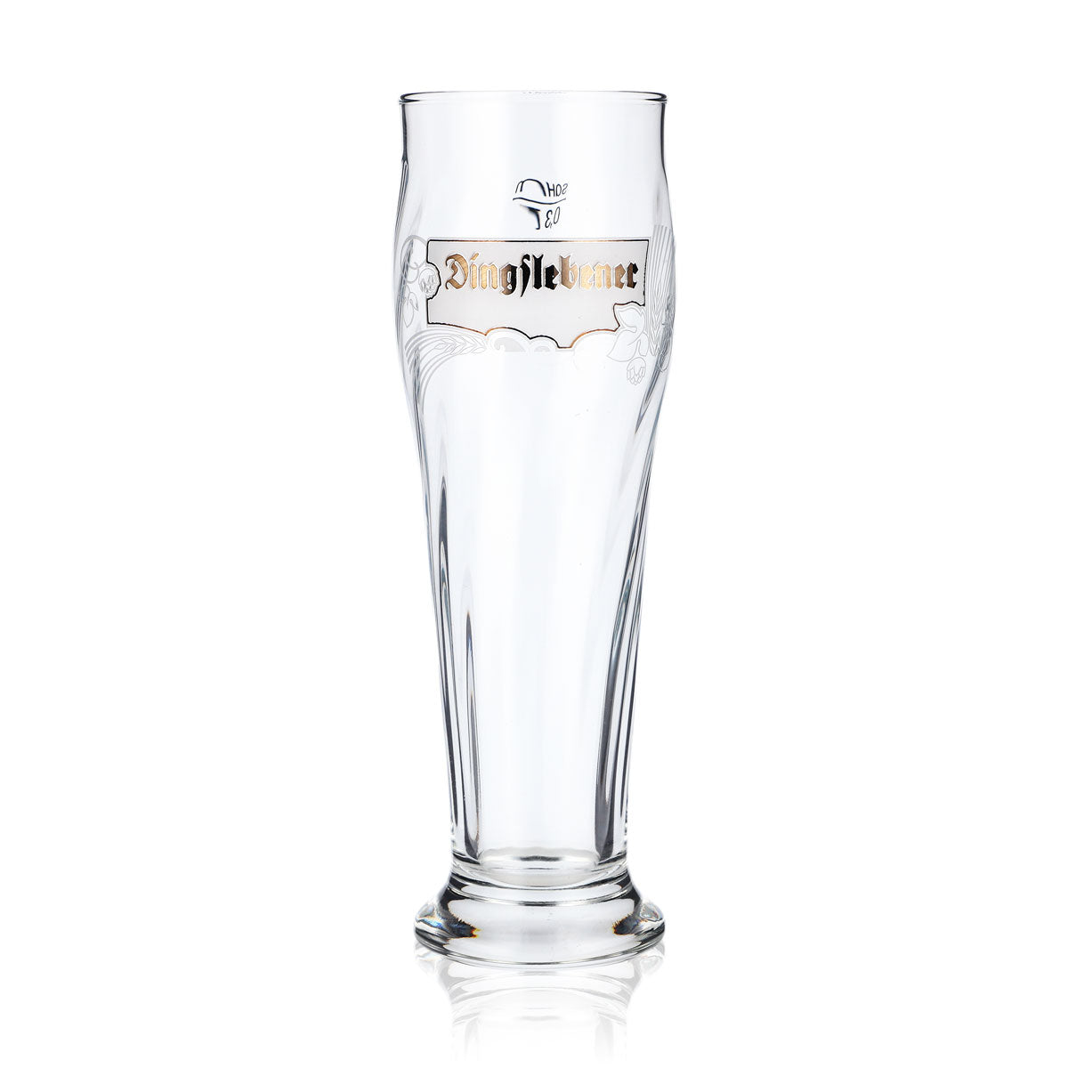 Bicchiere da birra Dingslebener Bicchiere da birra bianca Bicchieri da birra 0,3 l Tulipano Rilievo longitudinale