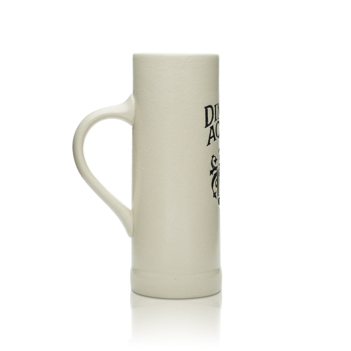 Bicchiere da birra Dinkelacker 0,35 l in terracotta con incisione a rilievo, manico Seidel, bicchieri, boccali, birra – Vista 2