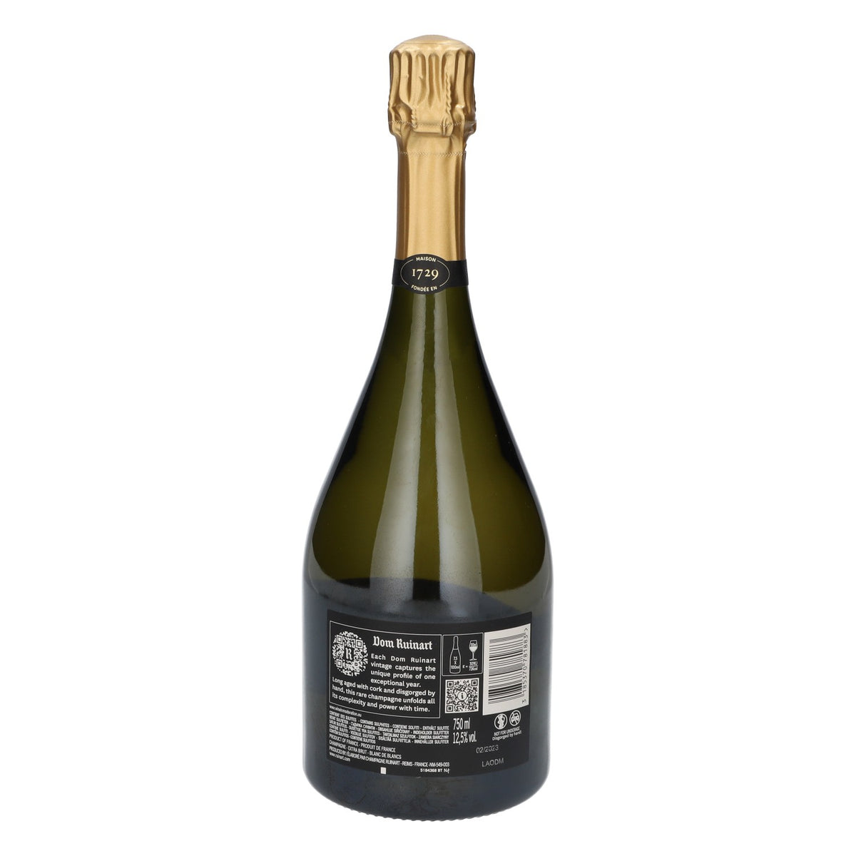Dom Ruinart Champagne 0,75 l 12,5% vol. 2013 Blanc de Blancs Extra Brut – Vista 2