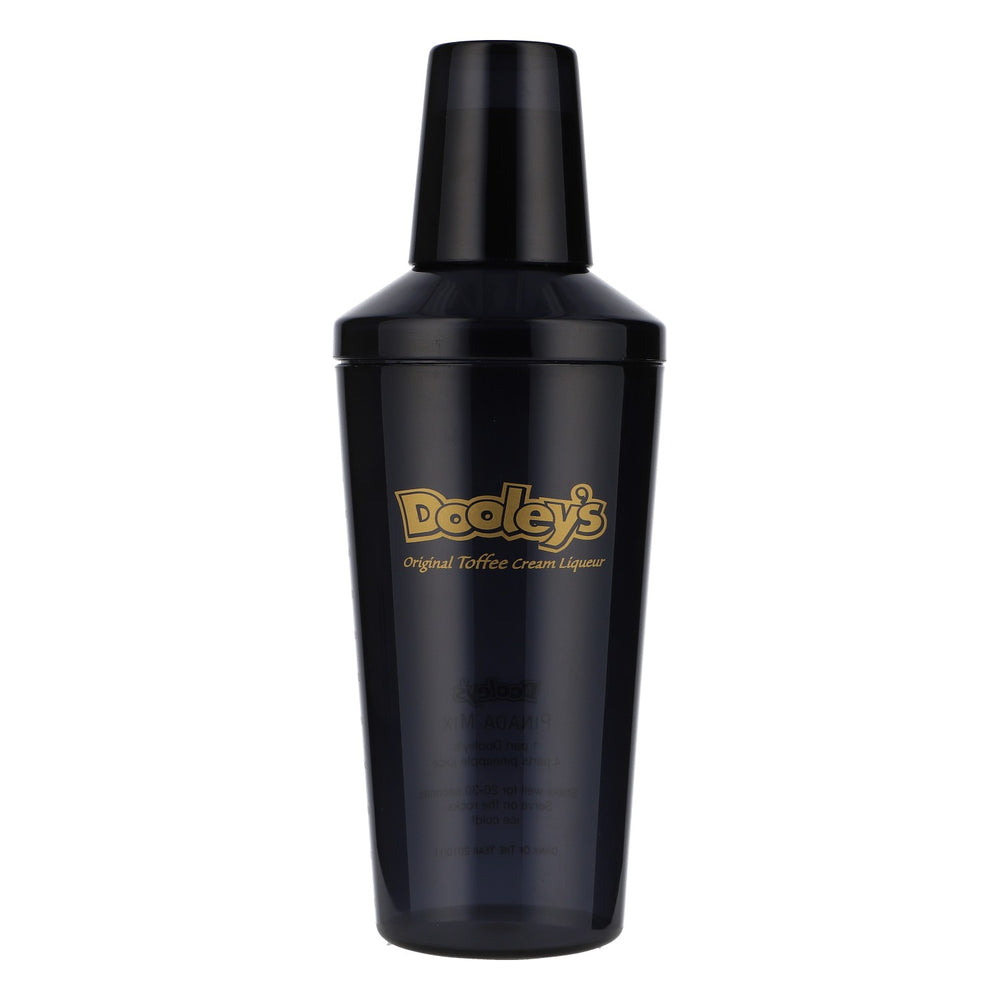 Shaker per liquori Dooley's Shaker da bar Accessori da bar rotondo nero 400 ml