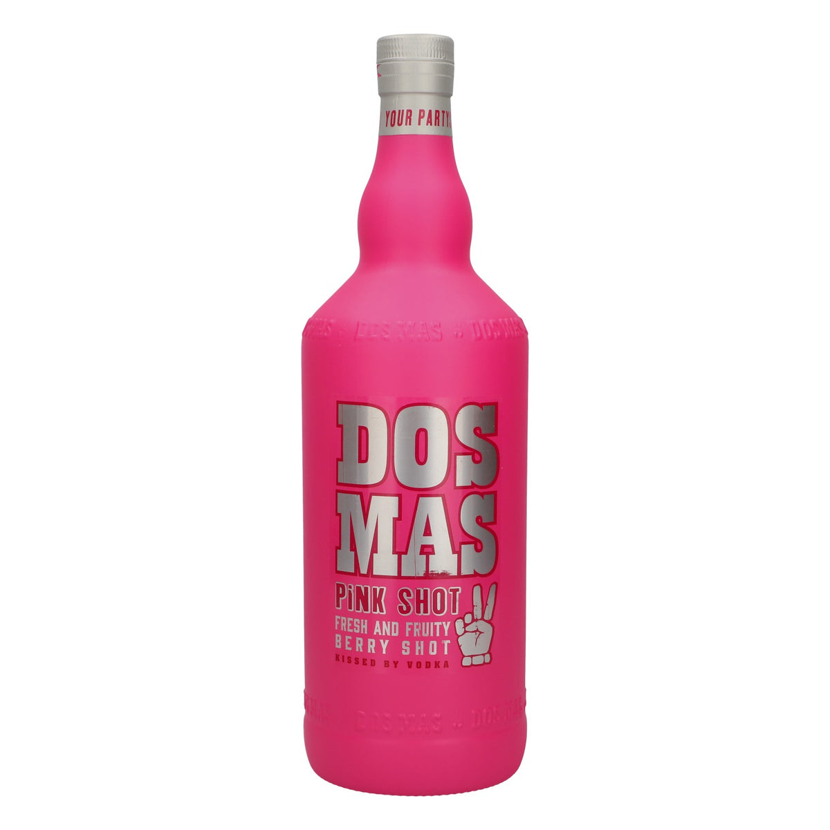 Liquore Dos Mas, bottiglia decorativa XXL Showbottle da 3,0 l, versione rosa