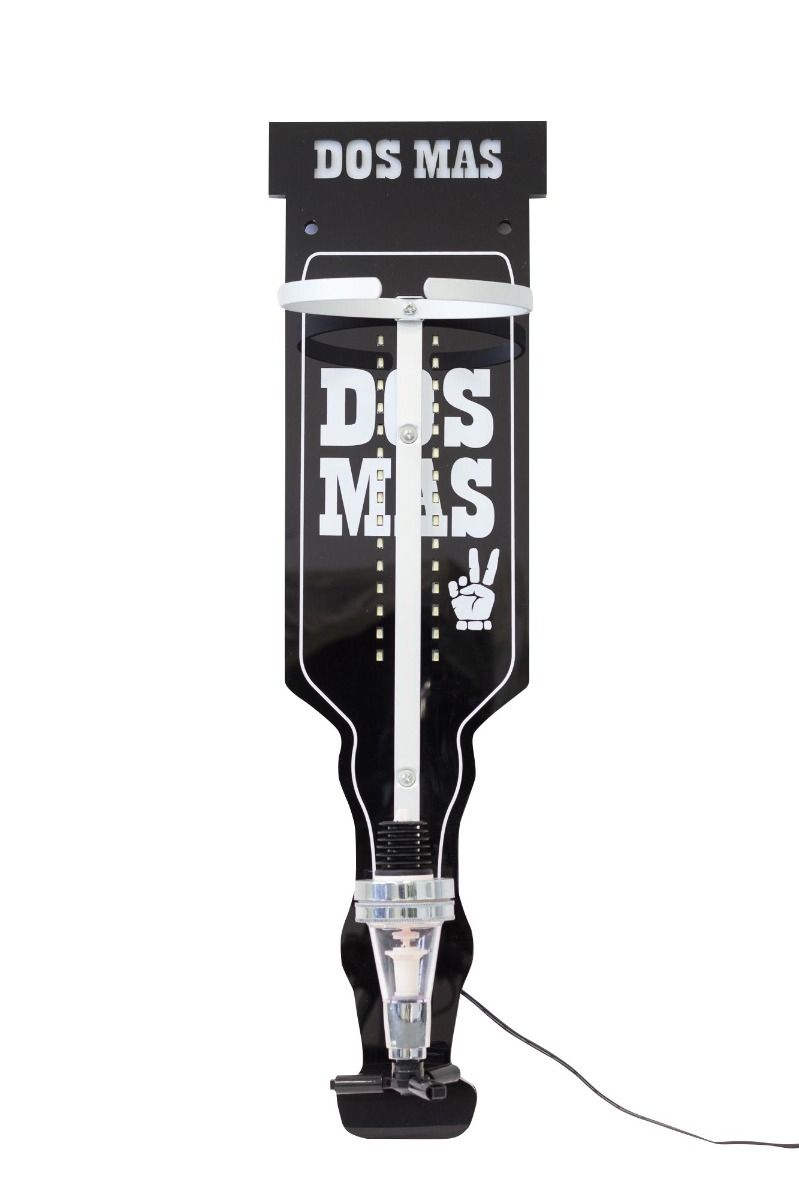 Dos Mas Supporto da parete LED 3L Dispenser per bottiglie Portinier Versatore Bar Party – Vista 3