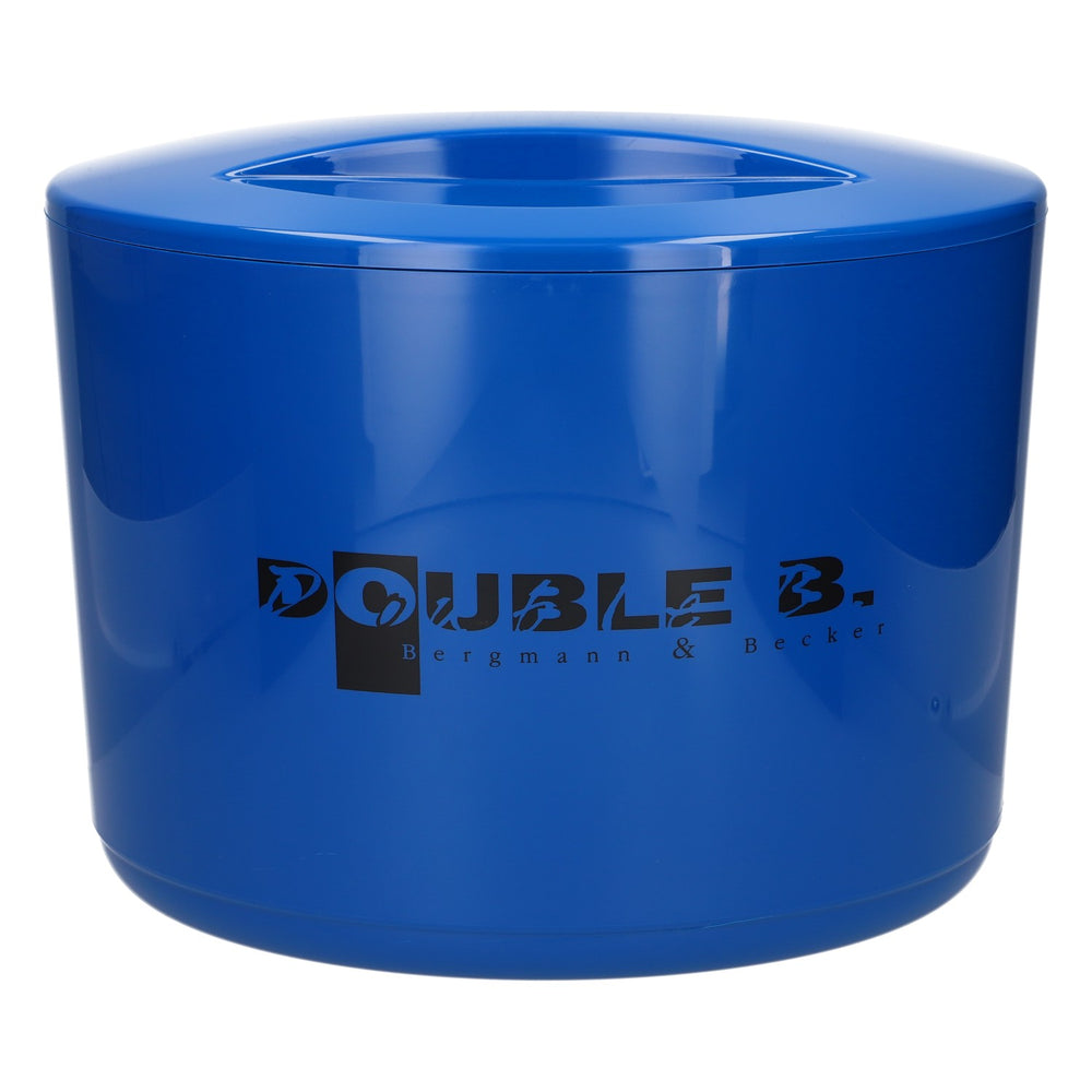 Double B. Raffreddatore per bottiglie da 10 l, logo nero Techno Consult, nuovo, blu