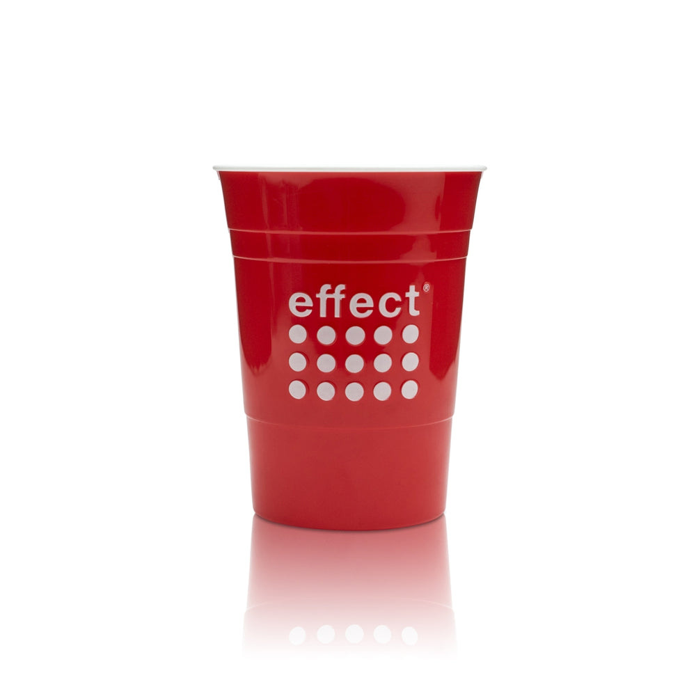 Effect Bicchiere 0,3 l riutilizzabile Red Cup Bicchieri in plastica Beer Pong Bicchiere in plastica