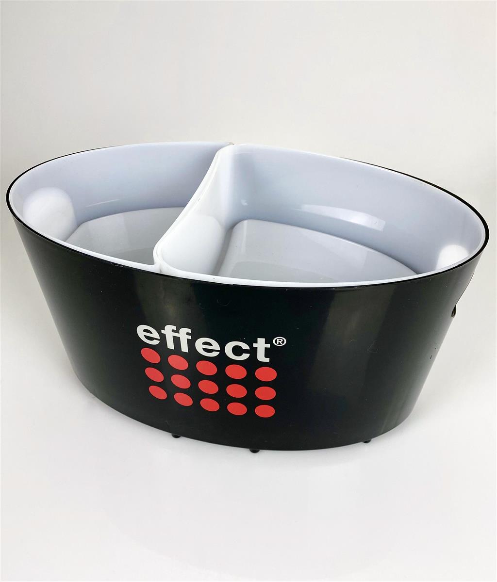 Effect Energy LED Raffredda bottiglie a batteria Contenitore per cubetti di ghiaccio Barca nero