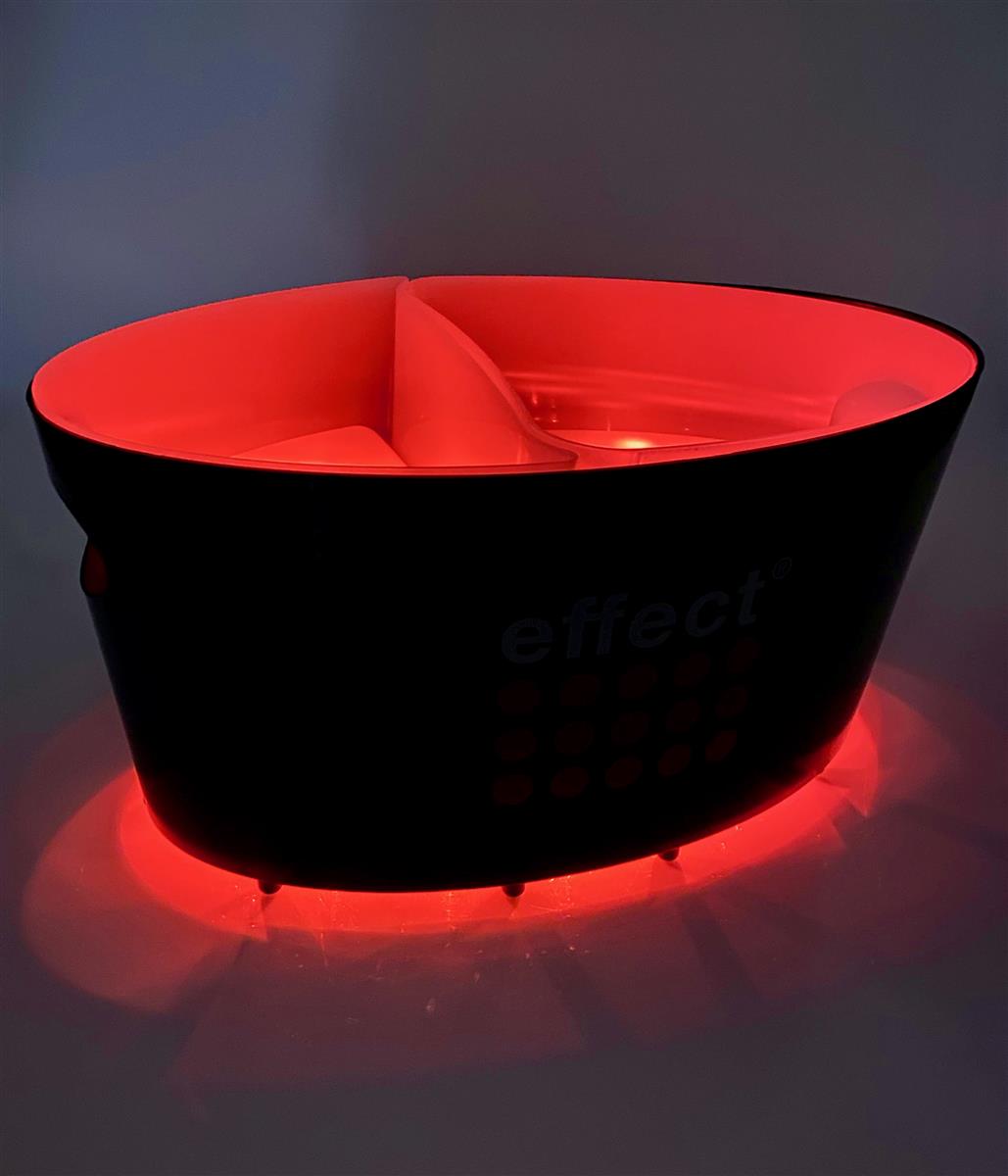Effect Energy LED Raffredda bottiglie a batteria Contenitore per cubetti di ghiaccio Barca nero – Vista 5