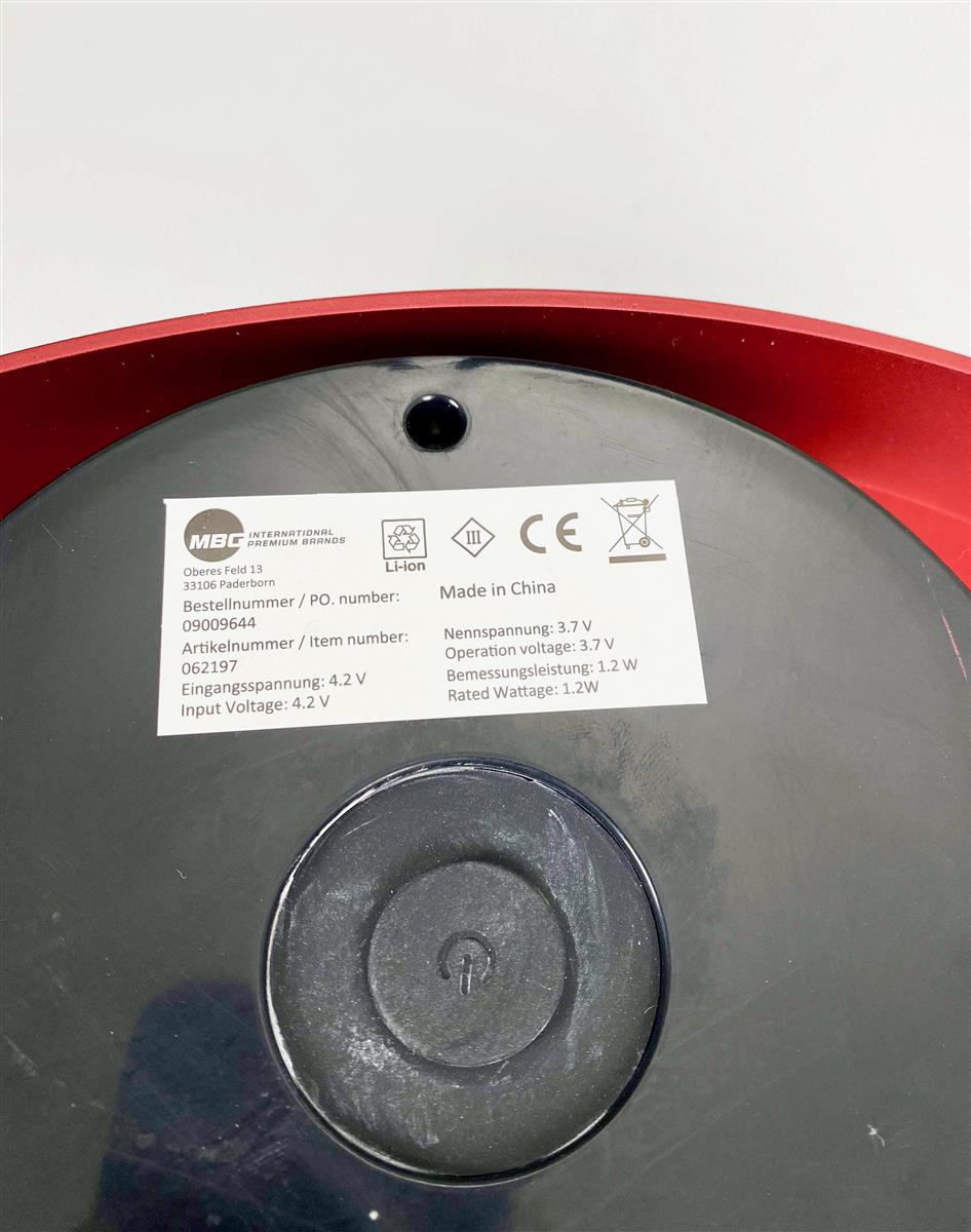 Effect Energy LED Raffredda bottiglie a batteria Contenitore per cubetti di ghiaccio Vaschetta grande rossa nuova – Vista 8