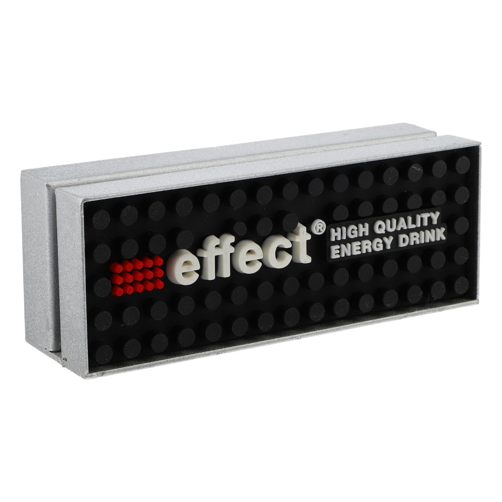 Effect Energy Espositore da tavolo argento Portamenù con scritta nera