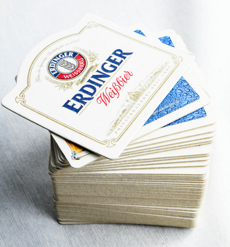 Birra bianca analcolica Erdinger & set di 50 sottobicchieri originali – Vista 2