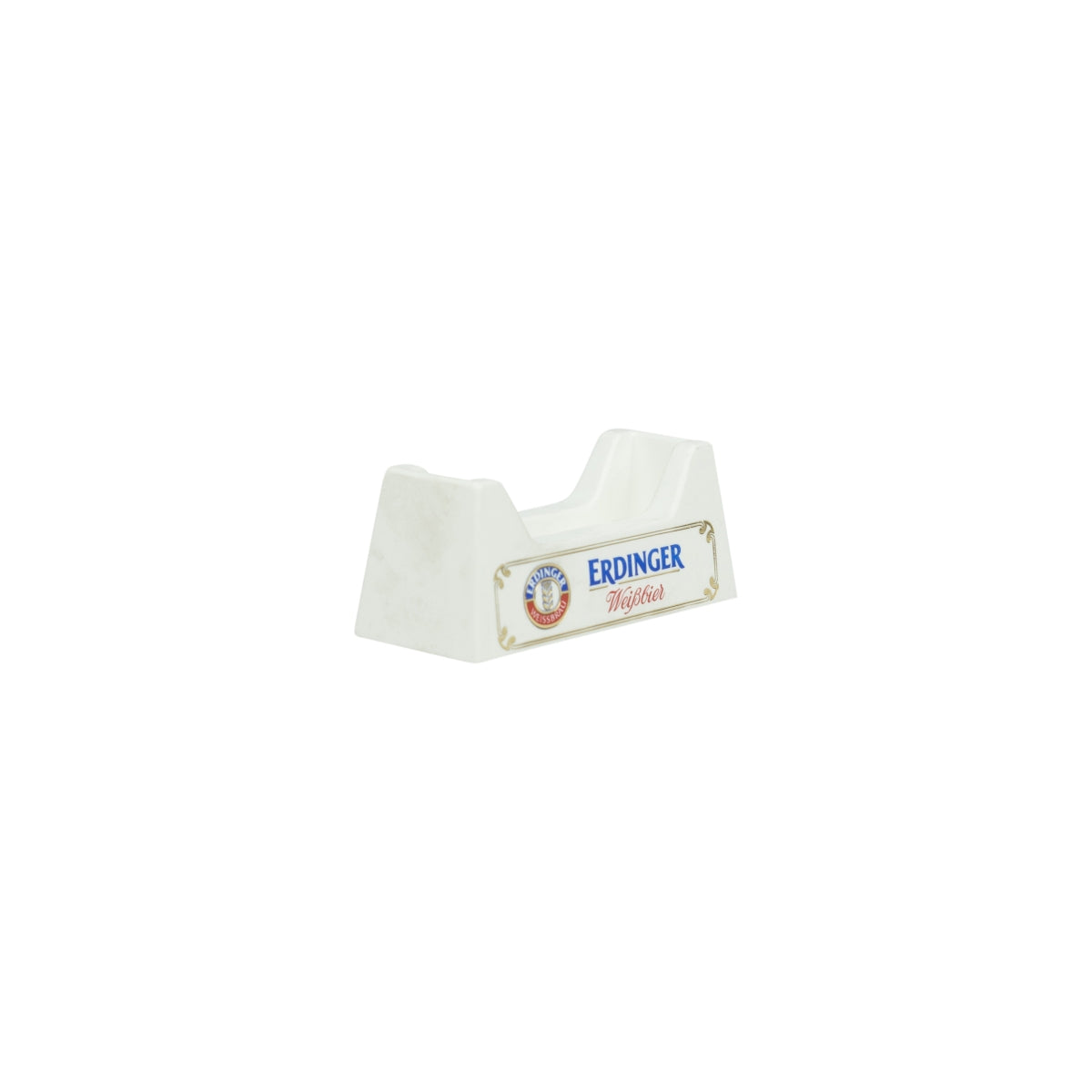 Portabicchieri Erdinger in bianco per 10 sottobicchieri Supporto bianco Retro Bar – Vista 2