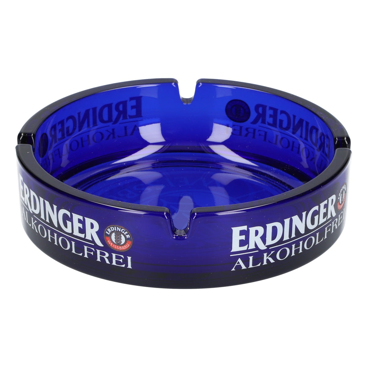 Erdinger Weissbräu Posacenere XL in vetro blu Posacenere Pub Fumatori Analcolico – Vista 2
