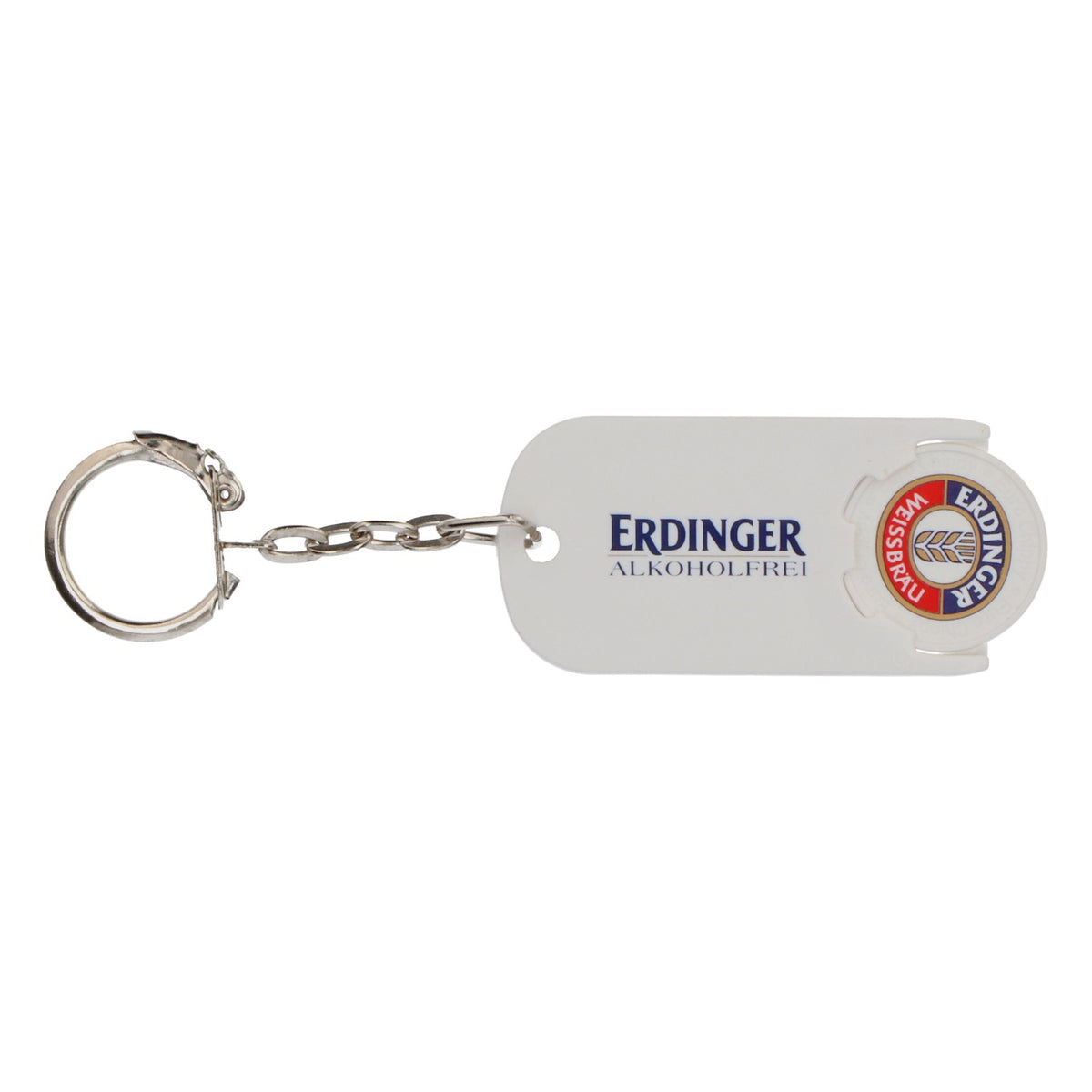 Portachiavi Erdinger Weissbräu con gettone per la spesa, analcolica – Vista 2