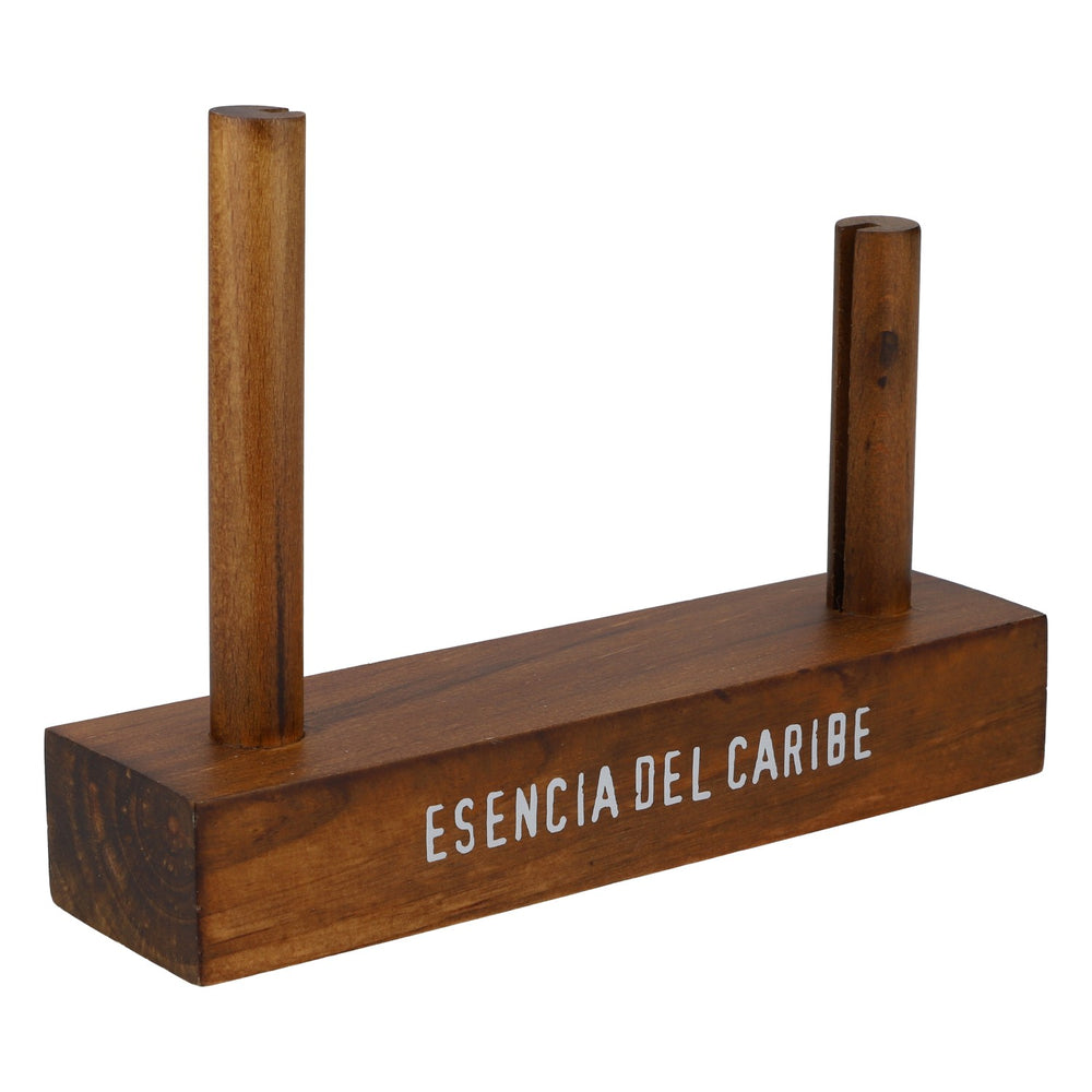Esencia del Caribe Rum Espositore da tavolo in legno Portacarte da bar n. 1 Caraibi