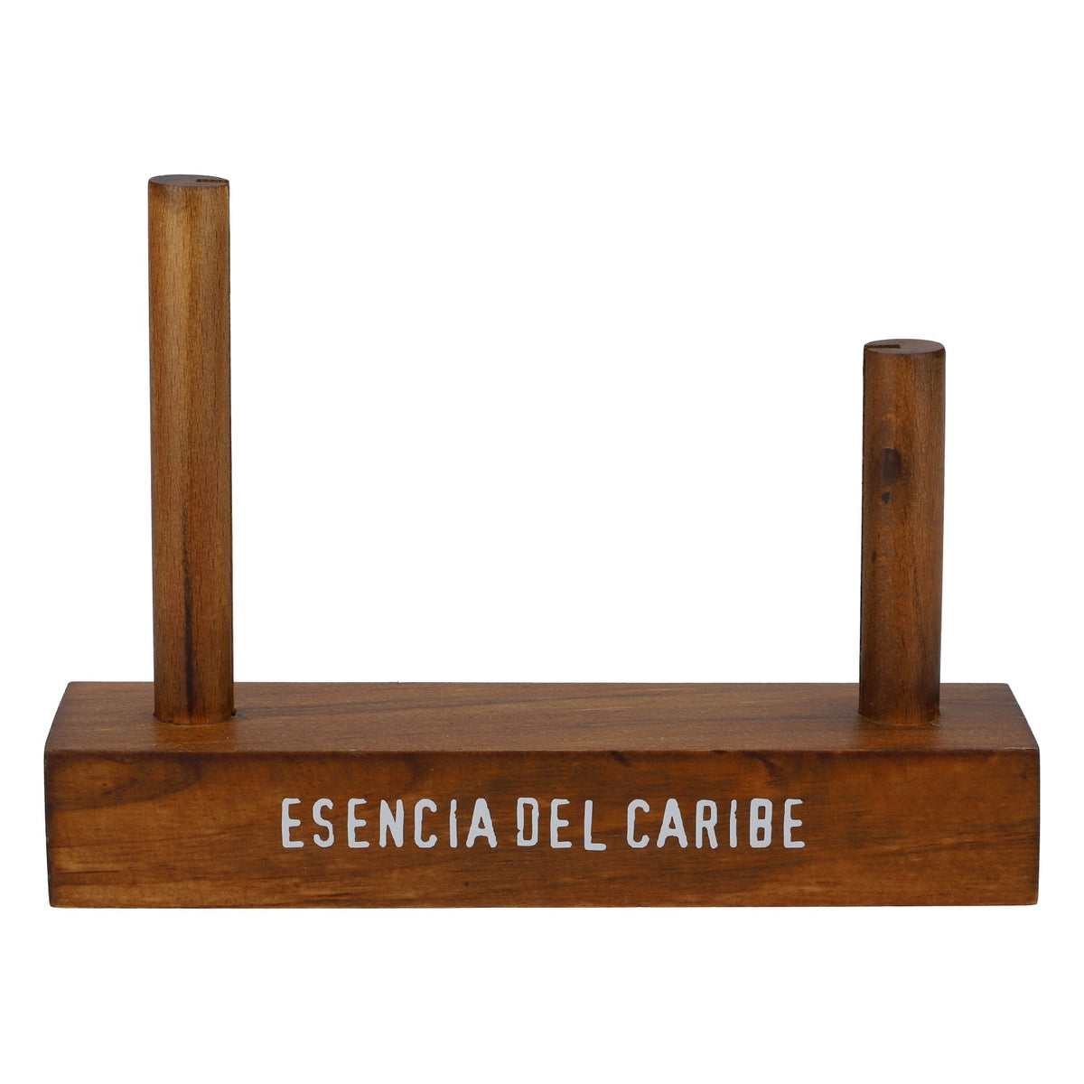 Esencia del Caribe Rum Espositore da tavolo in legno Portacarte da bar n. 1 Caraibi – Vista 2