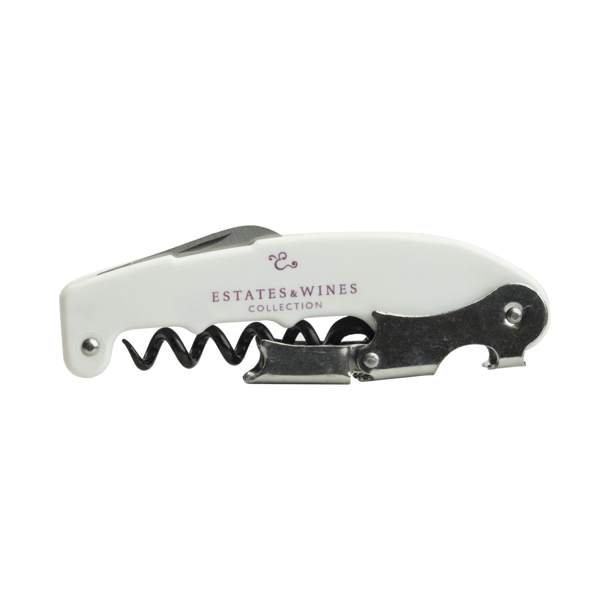Estates & Wines Coltello da vino Cavatappi Collezione Bianca Sommelier