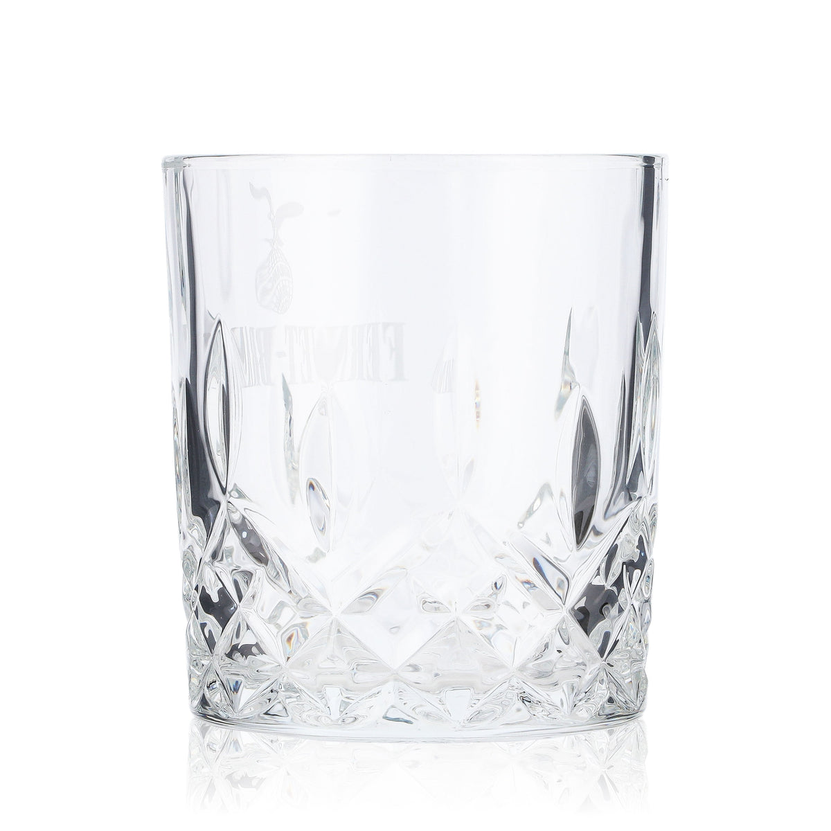 Set da 6 bicchieri Fernet Branca – Bicchieri tumbler da 0,24 l con rilievo in cristallo per Fernet Tonic, digestivi e cocktail – Vista 6