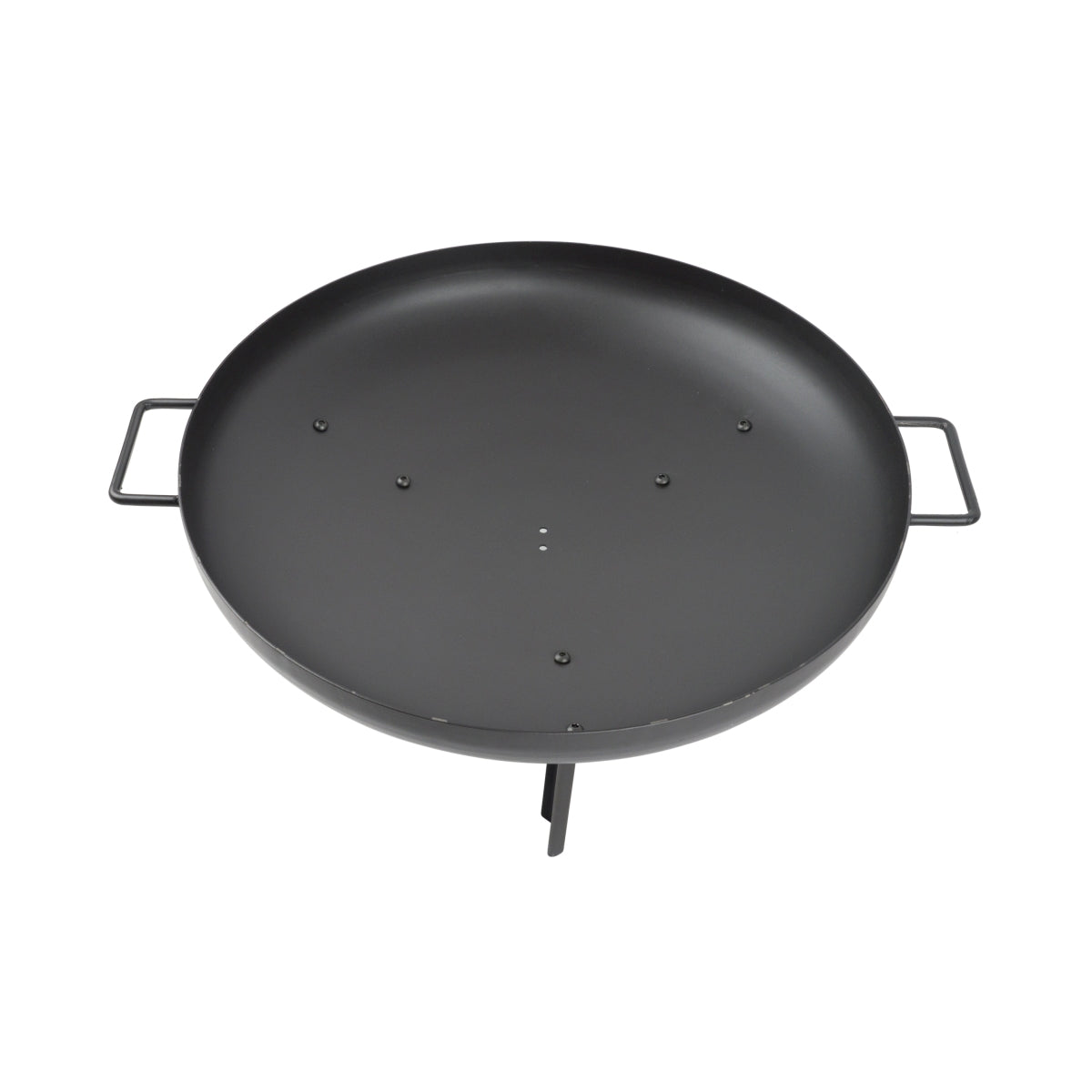 Braciere 60 cm Focolare Braciere da esterno Giardino Acciaio grezzo Camino Fuoco – Vista 6