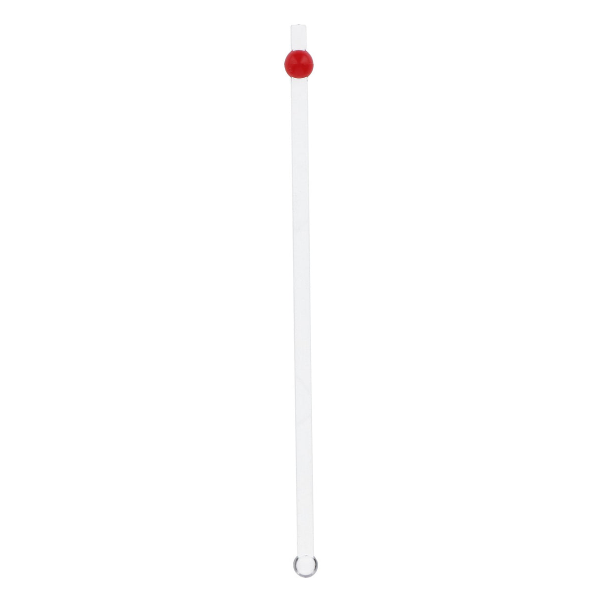 Finlandia Vodka Stirrer Mescolatore trasparente Testa rossa Accessori da bar