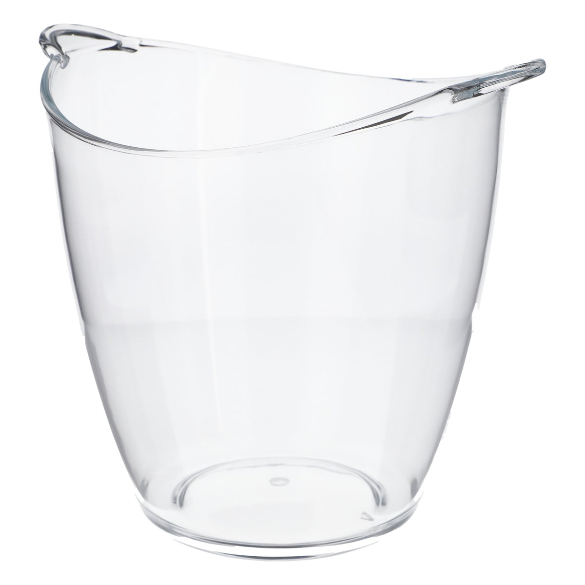 Raffredda bottiglie Raffredda bevande Raffredda in plastica / acrilico con manici Trasparente – Vista 3