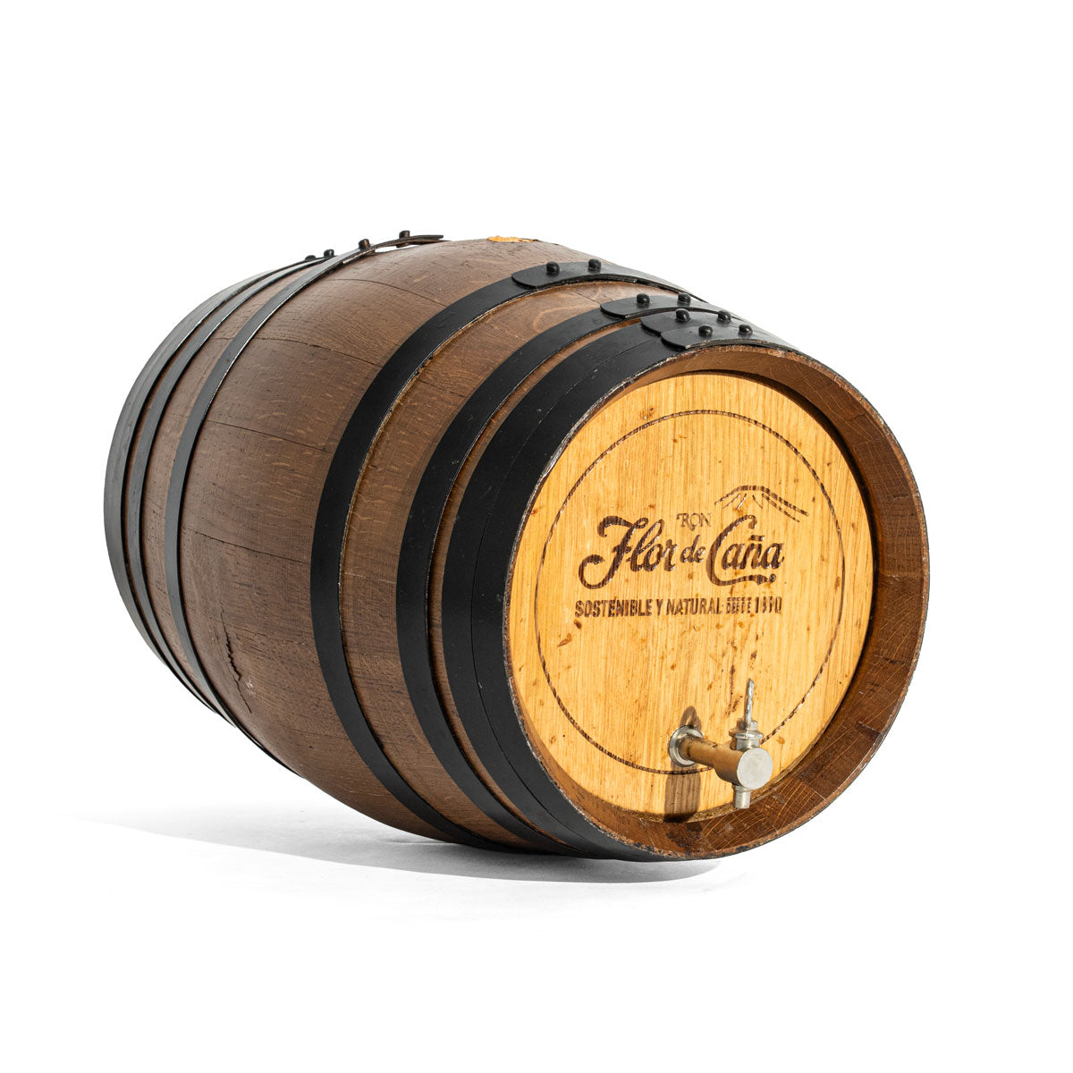 Flor de Cana Rum Botte decorativa in vero legno – Vista 2
