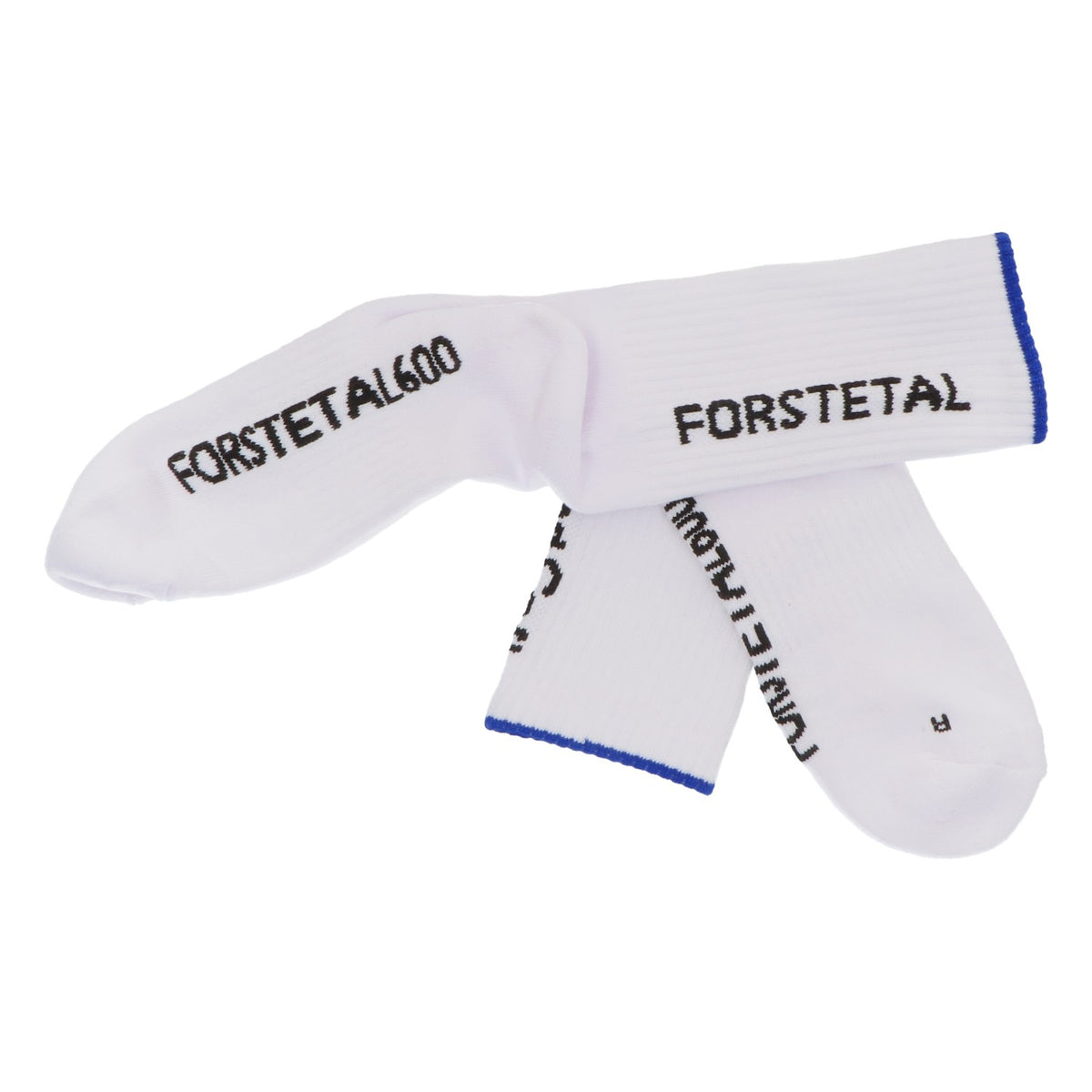 Calze Forstetal Wasser Calze bianche e blu con logo verticale Taglie 37-41 – Vista 3