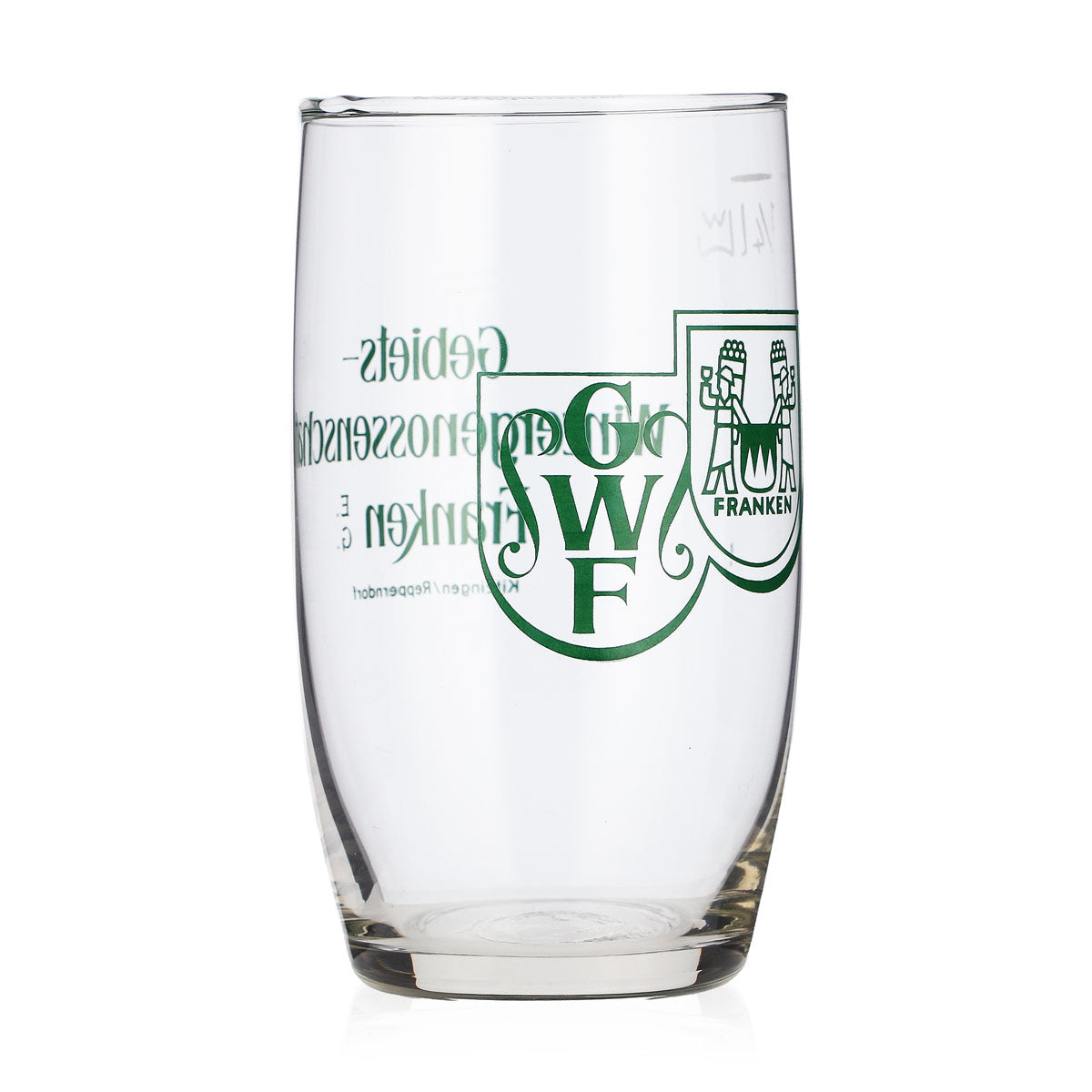 Bicchiere da vino Franken Bicchiere da laboratorio 0,1 l Cooperativa vinicola regionale Logo verde – Vista 2