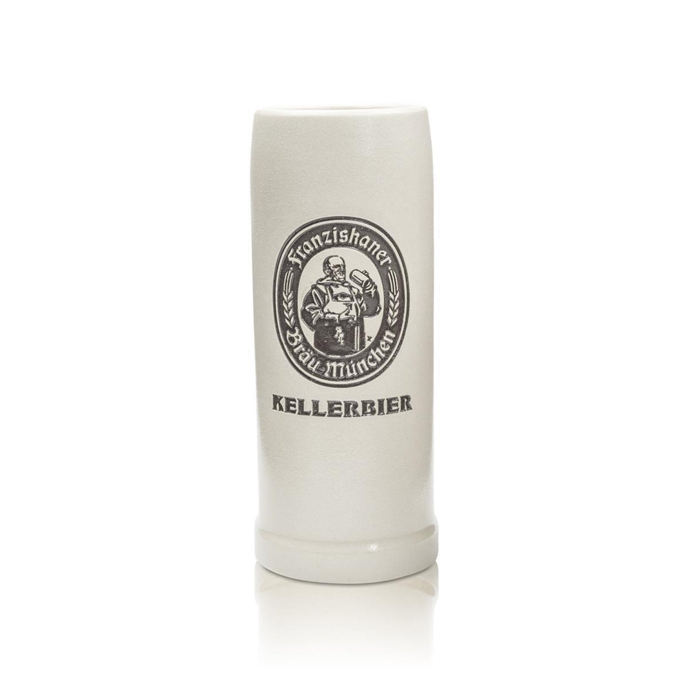 Birra Franziskaner Kellerbier Krug Bierseidel Humpen Ton 0,5 l Boccale da collezione