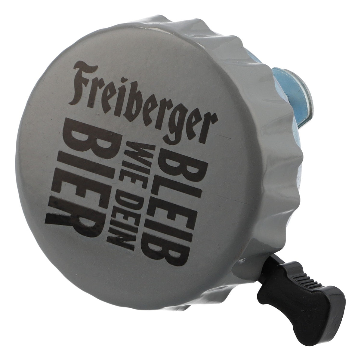 Campanello per bicicletta Freiberger Bier Accessori per biciclette Tappo a corona grigio – Vista 2
