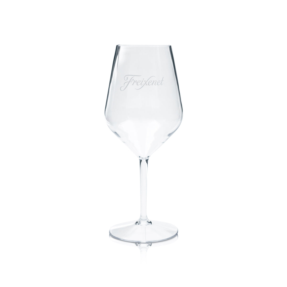 6 bicchieri in plastica Freixenet da 0,4 l per spumante, riutilizzabili, con stelo, per aperitivi – Vista 2