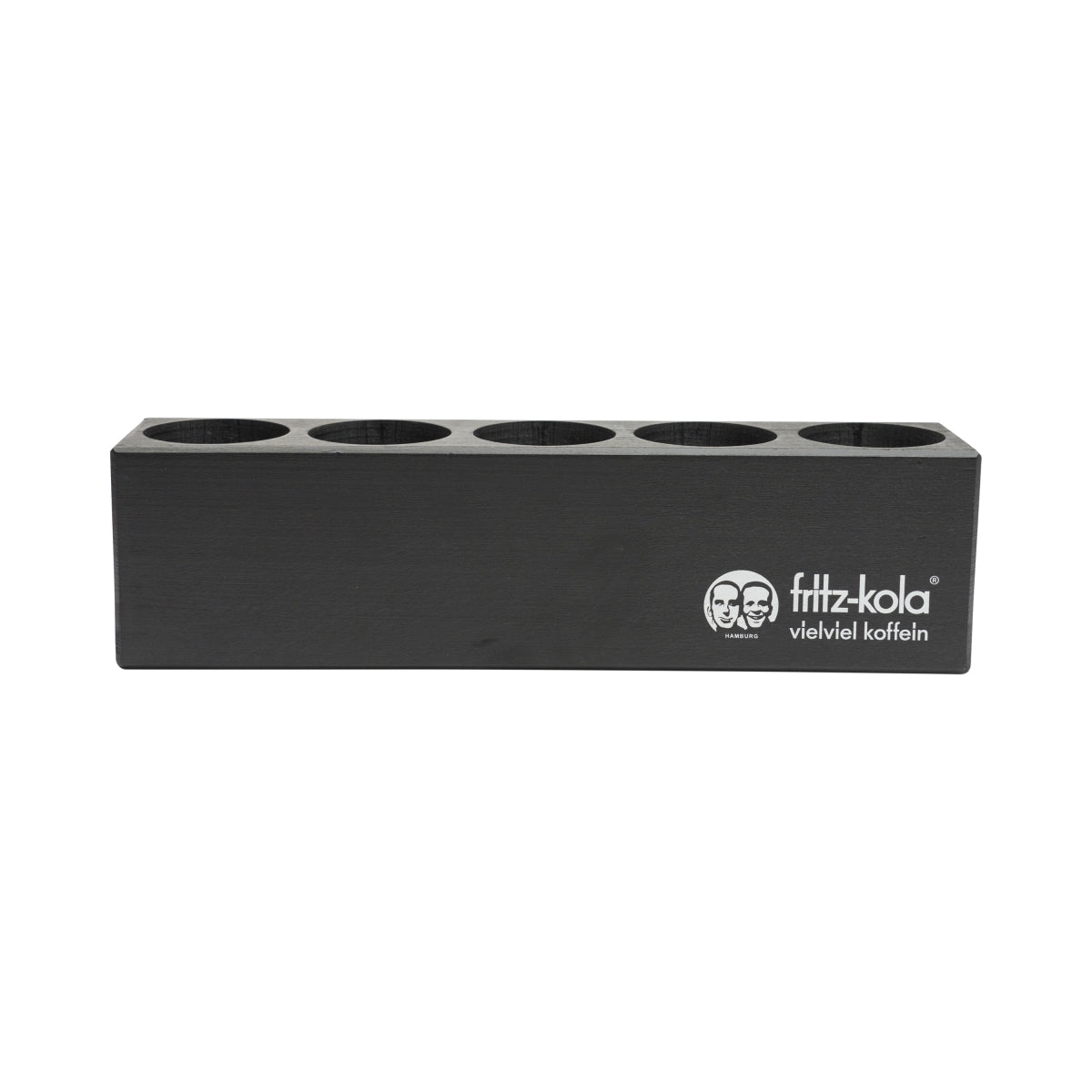 Fritz Kola espositore display Glorifier 5 bottiglie legno nero decorativo bar chiosco – Vista 2