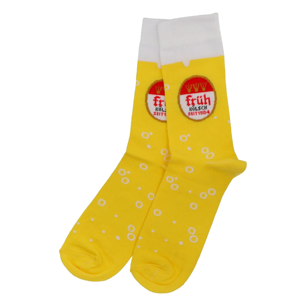 Calze Früh Kölsch Birra Calze da tempo libero Taglia 39-42 Giallo