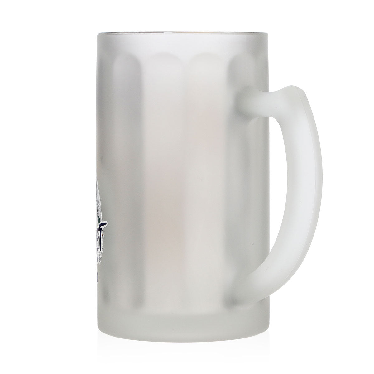 Bicchiere da birra Fürstenberg da 0,25 l, modello "Krug Fasnet 2015", finitura "Frostet Rastal" – Vista 4