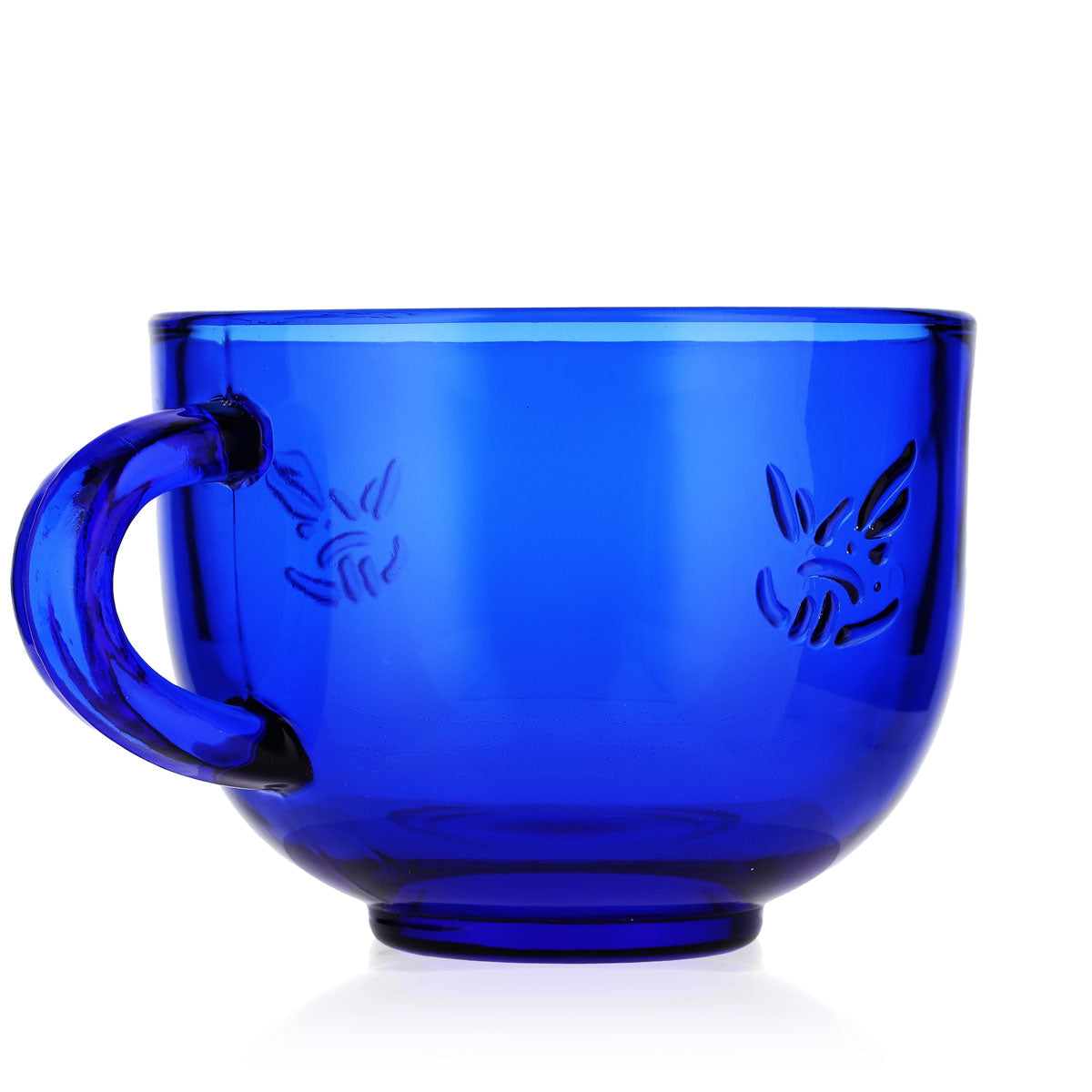 Gauloises sigarette Tazza da caffè in vetro 0,4 l Tazza da caffè versione blu – Vista 4
