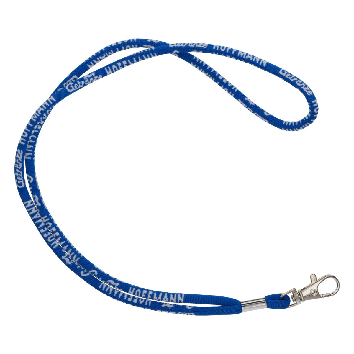 Bevande Hoffmann - Cordino porta chiavi - Portachiavi - Lanyard blu, elastico, rotondo – Vista 2
