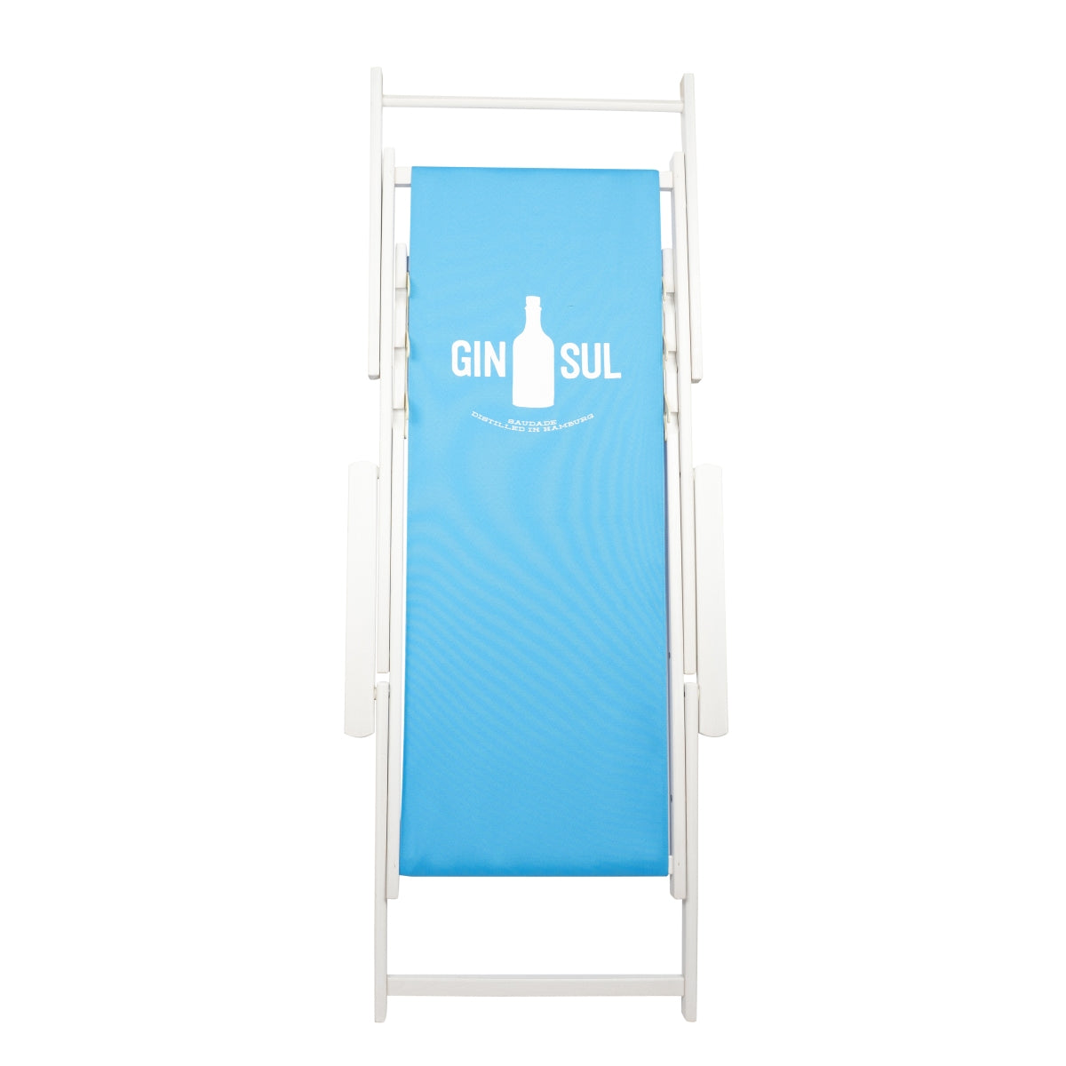 Gin Sul Sedia a sdraio blu Beach Chair Sedia a sdraio Sgabello Lounge Giardino Bar – Vista 3
