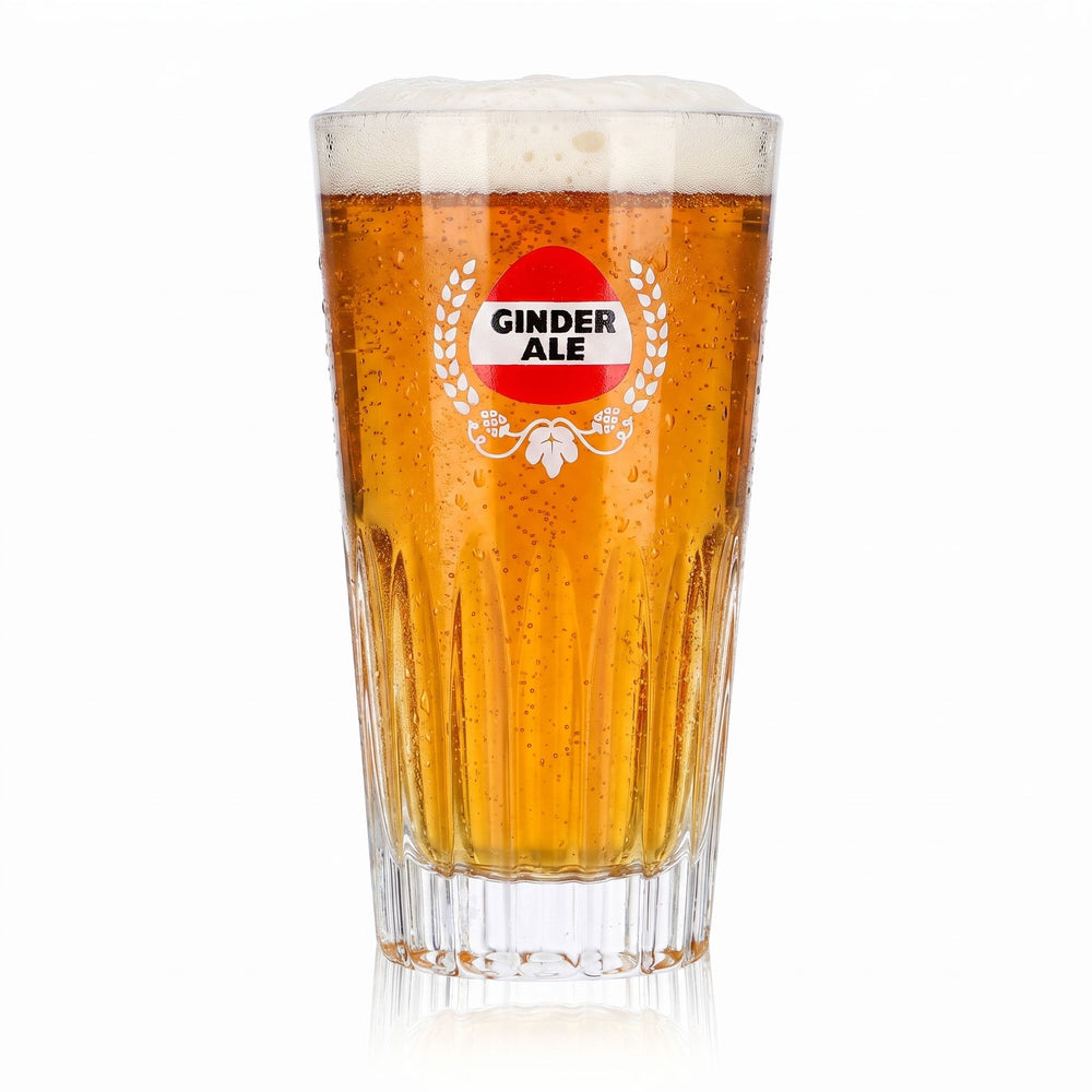 Bicchiere da birra Ginder Ale da 0,31 l con rilievo
