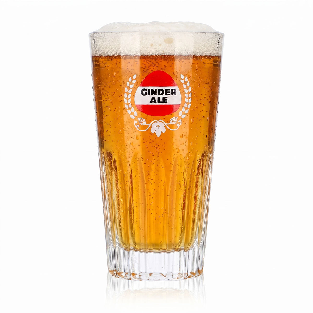 Bicchiere da birra Ginder Ale da 0,31 l con rilievo