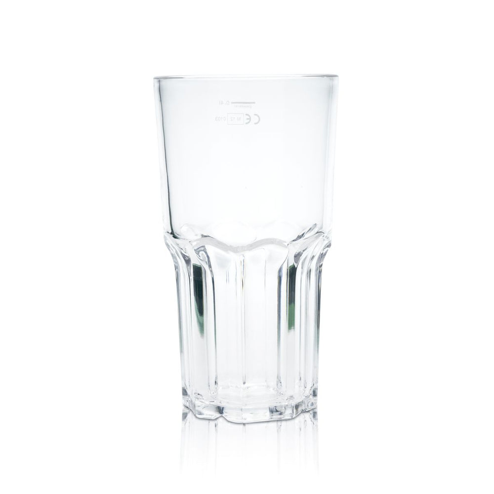 glass4ever Bicchiere in vetro 0,47 l Plastica Bicchieri riutilizzabili Infrangibili Universali
