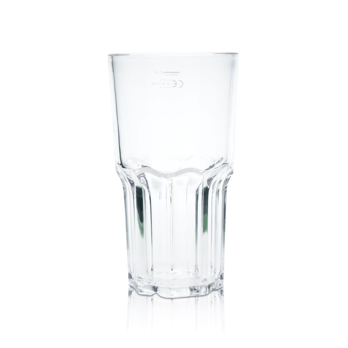 glass4ever Bicchiere in vetro 0,47 l Plastica Bicchieri riutilizzabili Infrangibili Universali