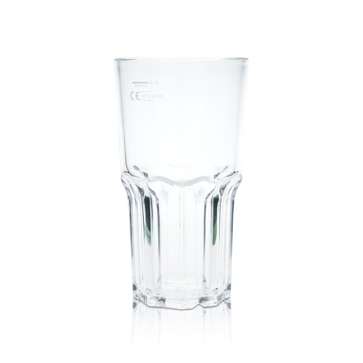 glass4ever Bicchiere in vetro 0,47 l Plastica Bicchieri riutilizzabili Infrangibili Universali – Vista 2