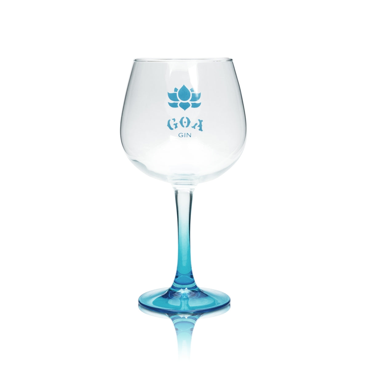 GOA Bicchiere da gin Balloon blu Copa Bicchieri da cocktail Tonic Longdrink Bicchiere con stelo panciuto