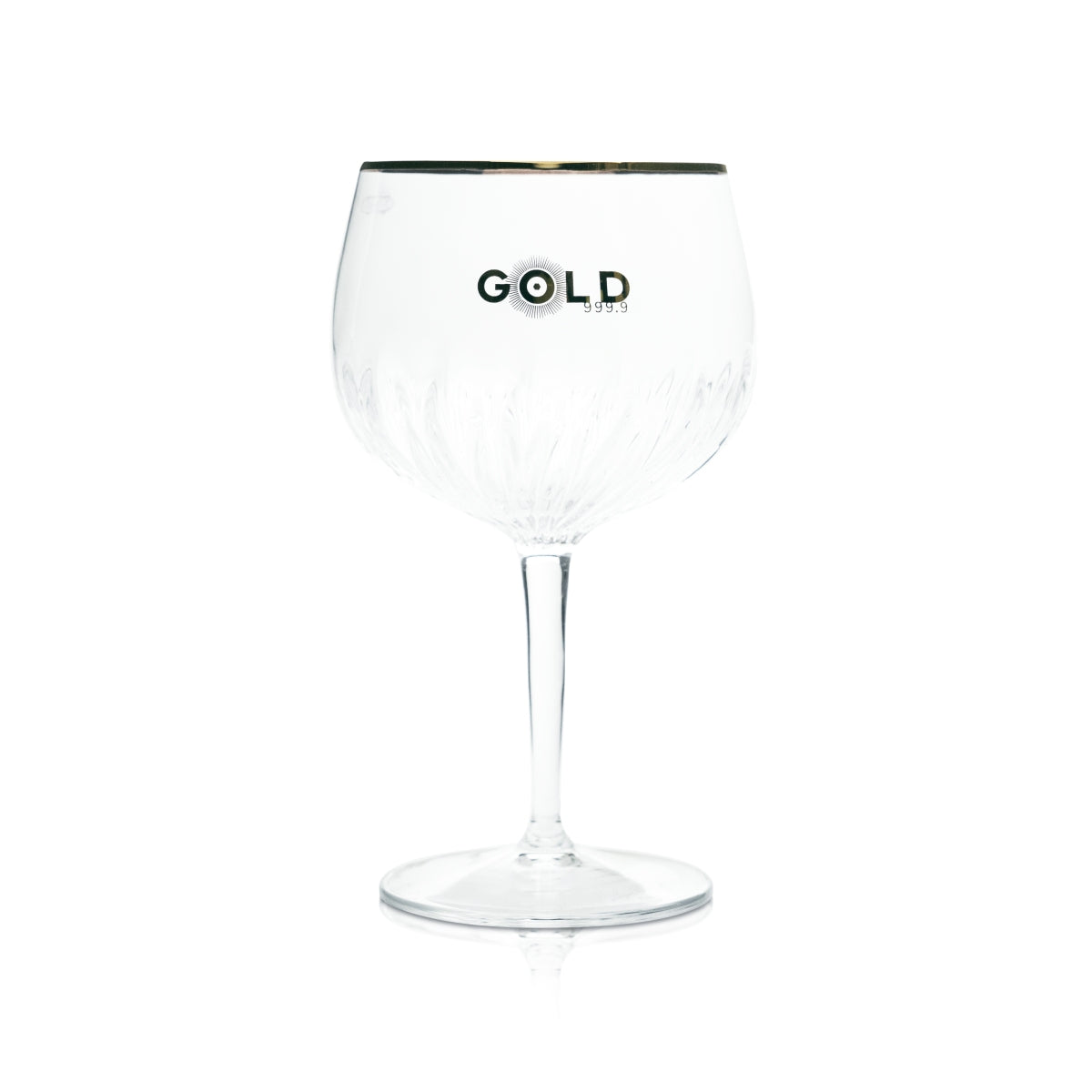 Bicchiere da gin Gold Balloon 0,7 l Calice con bordo dorato Bicchieri da cocktail tonic long drink