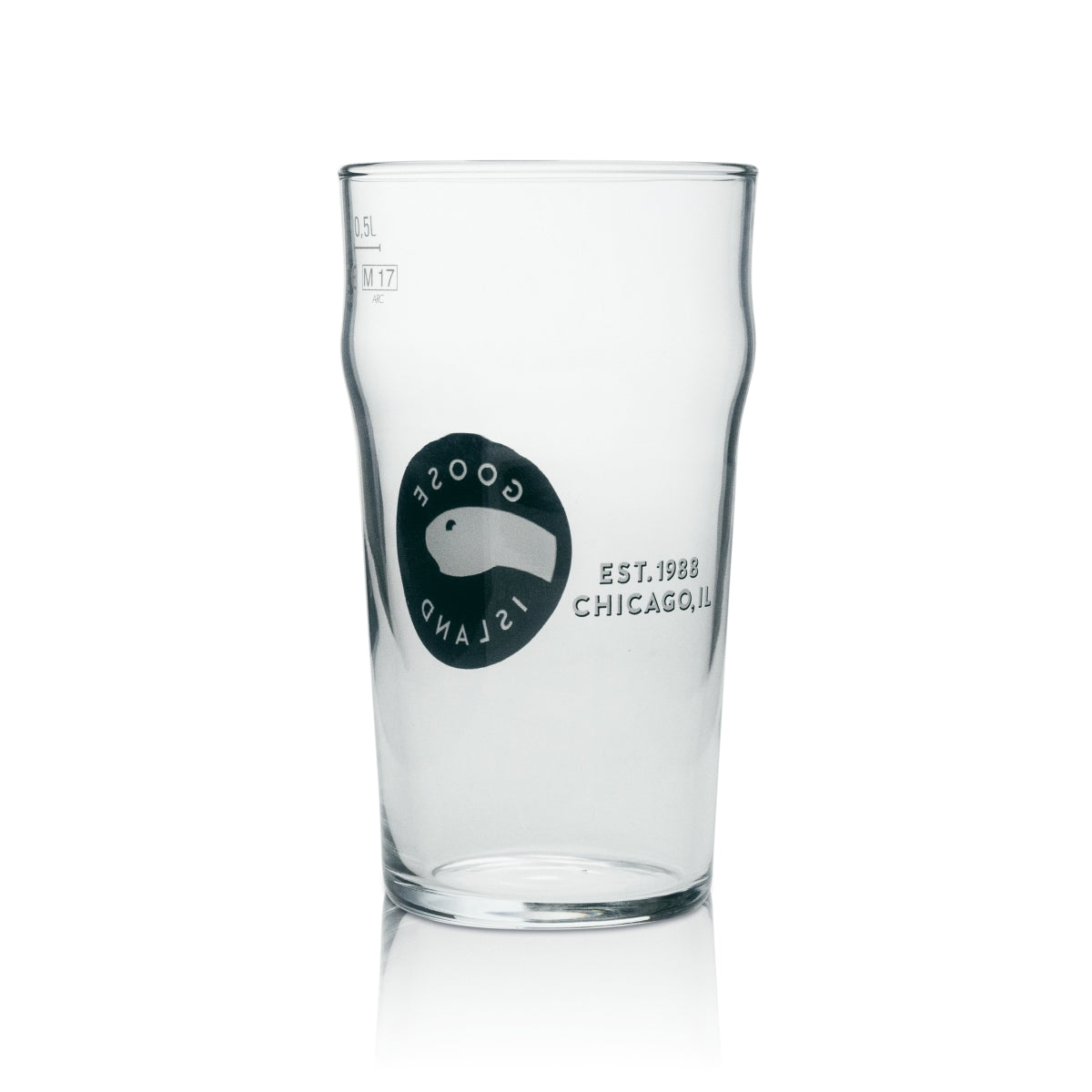 Set da 6 bicchieri da birra Goose Island, bicchiere da pinta da 0,5 l, Nonic Craft Beer IPA – Vista 4