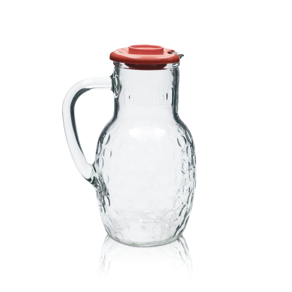 Granini Caraffa in vetro 1,5 l con coperchio sagomato e rilievo Succhi Acqua Bevande Gastronomia – Vista 2