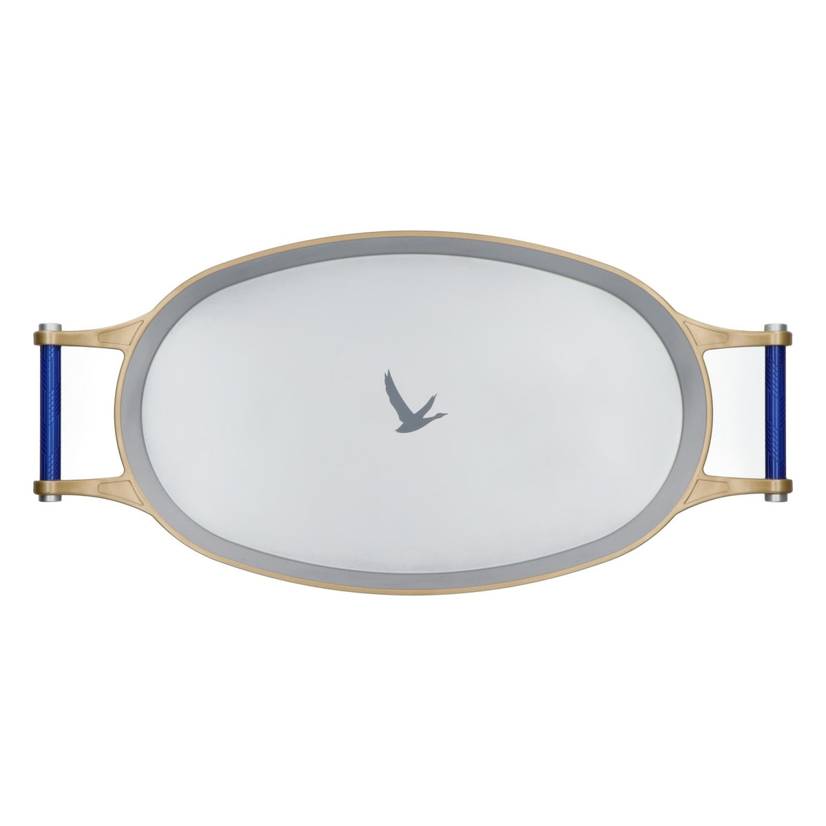 Vassoio per vodka Grey Goose in plastica blu con manici – Vista 4