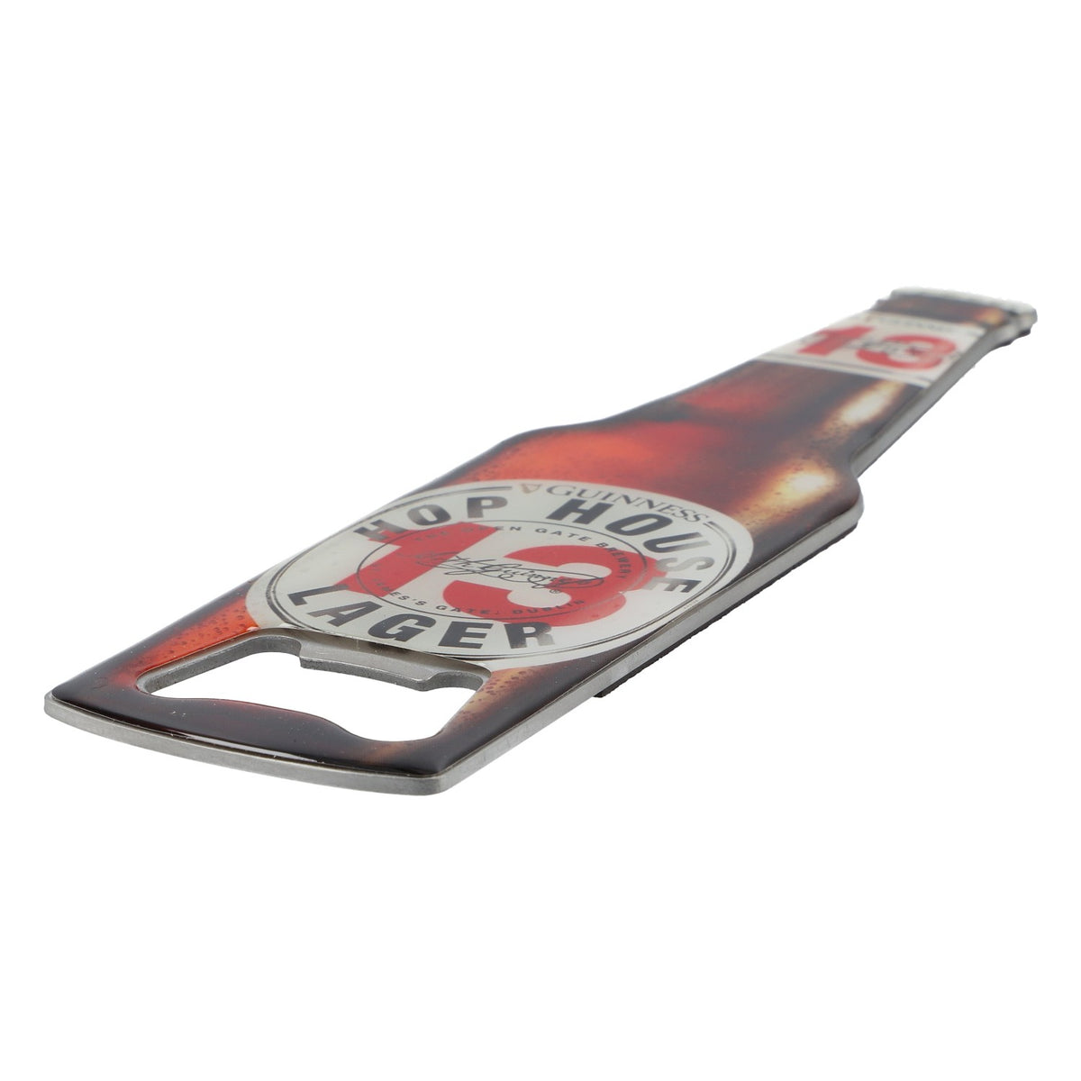 Apribottiglie Guinness Hop House Lager 13 a forma di bottiglia con magnete – Vista 3