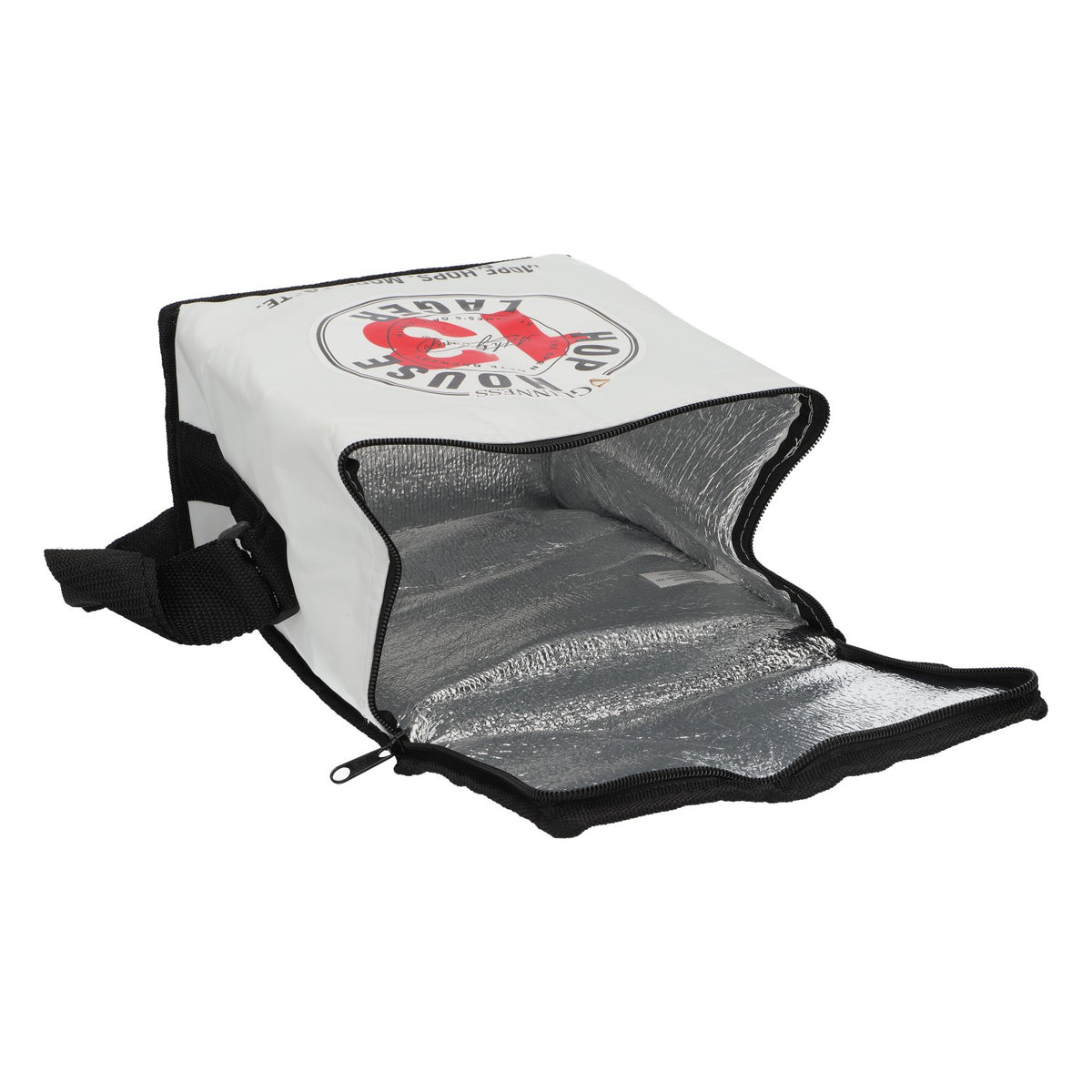 Borsa termica per birra Guinness Borsa termica per sei bottiglie Coller Bag Icebag Retro Camping Borsa da spiaggia bianca – Vista 5