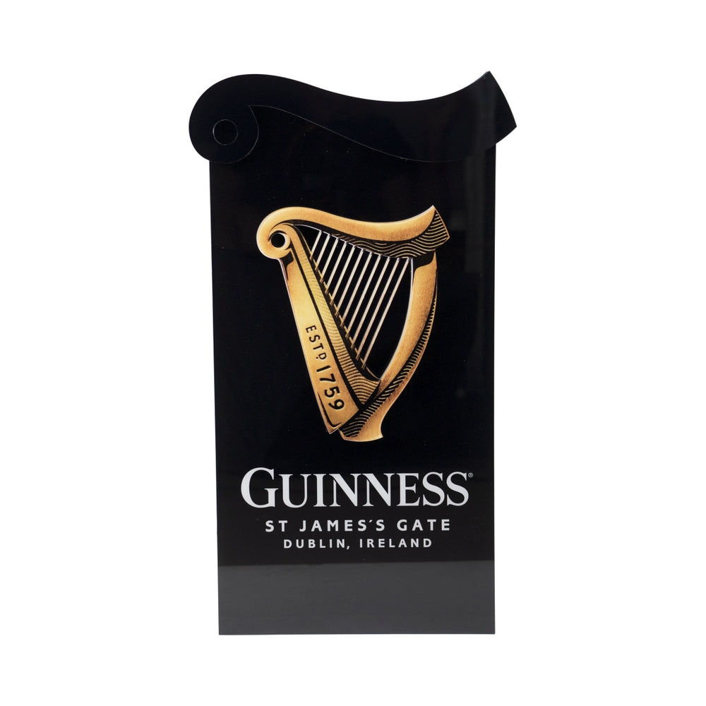 Insegna luminosa Guinness Beer 58x32 Arpa LED Segno in rilievo Cartello pubblicitario